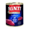 RINTI Singlefleisch Exclusive 800g Dose Hundenassfutter 6 x 800 Gramm Ross Pur