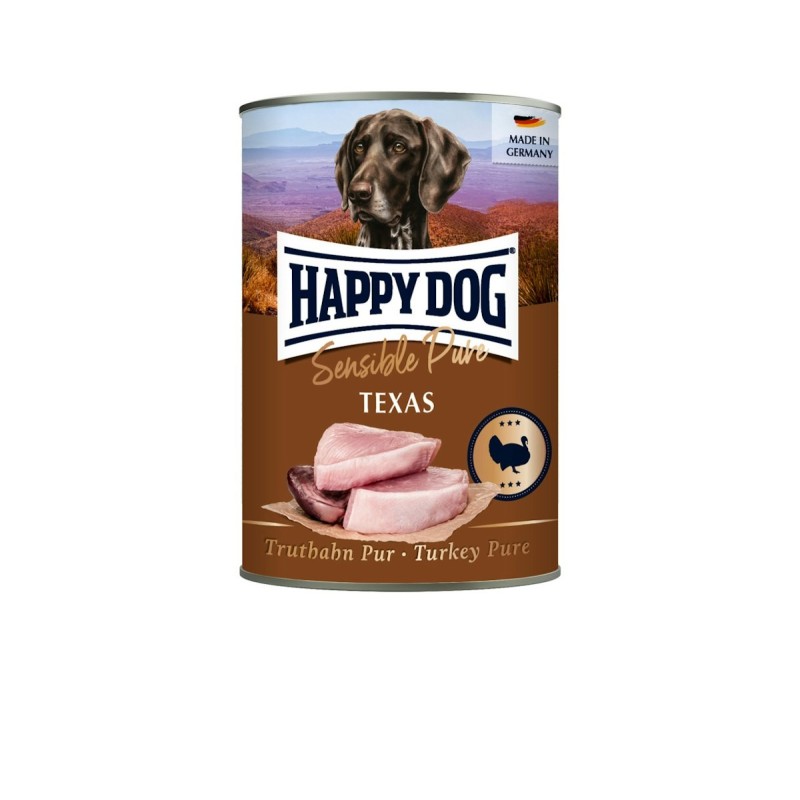 HAPPY DOG 400 Gramm Hundenassfutter Sparpaket 24 x 400 Gramm Känguru Pur