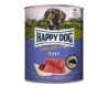 HAPPY DOG 800 Gramm Hundenassfutter 6 x 800 Gramm Büffel Pur