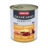 animonda Gran Carno Sensitive Adult 800g Dose Hundenassfutter Sparpaket 12 x 800 Gramm Reine Pute + Kartoffeln