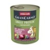 animonda Gran Carno Superfoods 800g Dose Hundenassfutter 6 x 800 Gramm Rind + Rote Bete, Brombeeren, Löwenzahn