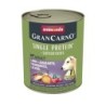 animonda Gran Carno Superfoods 800g Dose Hundenassfutter 6 x 800 Gramm Lamm + Amaranth, Cranberries, Lachsöl