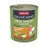 animonda Gran Carno Superfoods 800g Dose Hundenassfutter 6 x 800 Gramm Pute + Mangold, Hagebutten, Leinöl