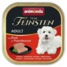 animonda Vom Feinsten Adult 150g Schale Hundenassfutter Sparpaket 44 x 150 Gramm Rind + Putenherzen