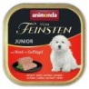 animonda Vom Feinsten Junior 150g Schale Hundenassfutter 22 x 150 Gramm Rind + Geflügel