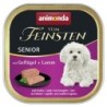 animonda Vom Feinsten Senior 150g Schale Hundenassfutter Sparpaket 44 x 150 Gramm Geflügel + Lamm