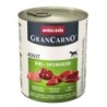 animonda Gran Carno Adult 800g Dose Hundenassfutter Sparpaket 12 x 800 Gramm Rind + Entenherzen