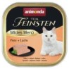 animonda Vom Feinsten Mildes Menü 100g Schale Katzennassfutter Sparpaket 64 x 100 Gramm Pute + Lachs