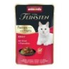 animonda Vom Feinsten Adult Feines mit Filets 85g Katzennassfutter Sparpaket 36 x 85 Gramm Rind + Putenfilet