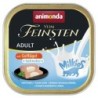 animonda Vom Feinsten Adult mit Milchkern 100g Schale Katzennassfutter Sparpaket 64 x 100 Gramm Geflügel + Sahnekern