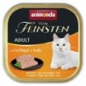 animonda Vom Feinsten Adult 100g Schale Katzennassfutter Sparpaket 64 x 100 Gramm Geflügel + Kalb