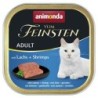 animonda Vom Feinsten Adult 100g Schale Katzennassfutter Sparpaket 64 x 100 Gramm Lachs + Shrimps