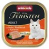 animonda Vom Feinsten Adult mit Schlemmerkern 100g Schale Katzennassfutter Sparpaket 64 x 100 Gramm Huhn, Rindfleisch + Karot