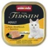 animonda Vom Feinsten Adult mit Schlemmerkern 100g Schale Katzennassfutter Sparpaket 64 x 100 Gramm Pute, Rindfleisch + Karot