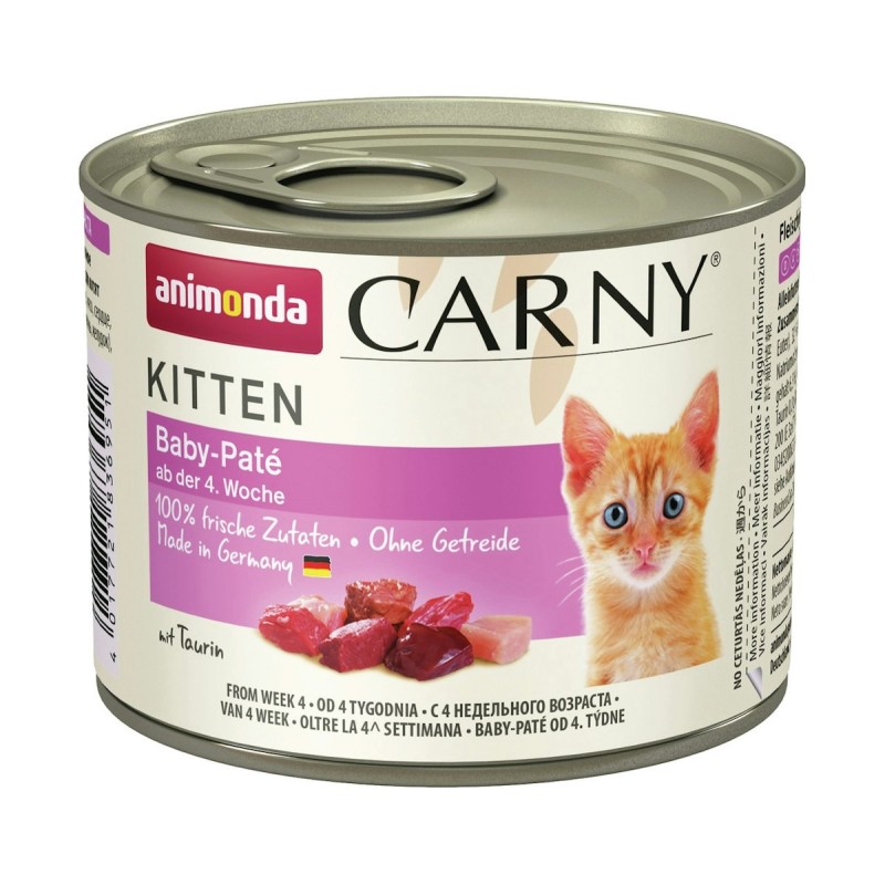 animonda Carny Kitten 200g Dose Katzennassfutter 24 x 200 Gramm Baby Pate