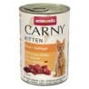 animonda Carny Kitten 400g Dose Katzennassfutter 12 x 400 Gramm Geflügel und Rind