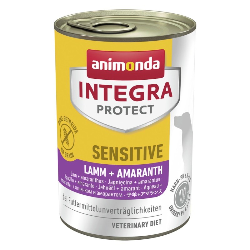 animonda Integra Protect Sensitive 400g Dose Hundenassfutter Sparpaket 12 x 400 Gramm Lamm + Amaranth