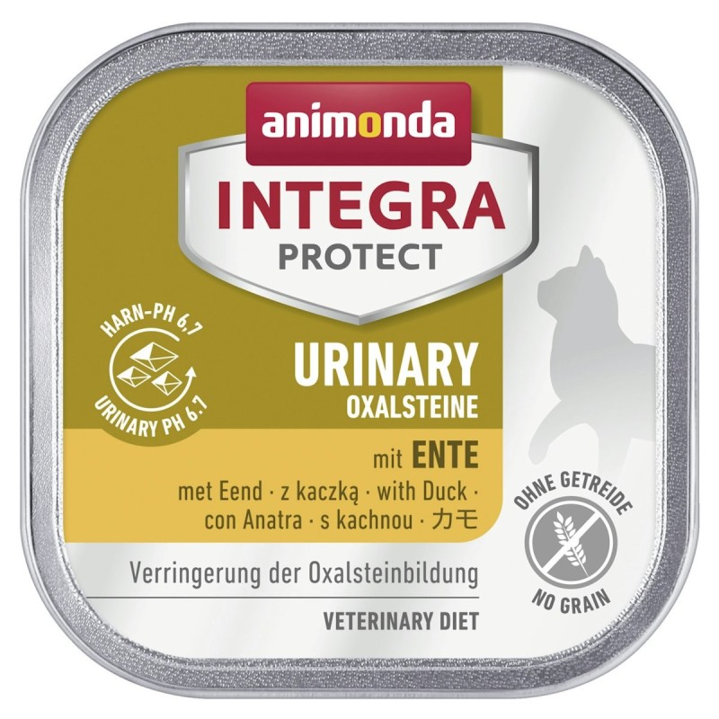 animonda Integra Harnsteine  Spezialfutter Sparpaket 32 x 100 Gramm Ente