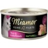 Miamor Feine Filets Naturelle 80g Dose Katzennassfutter 24 x 80 Gramm Thunfisch & Krebsfleisch