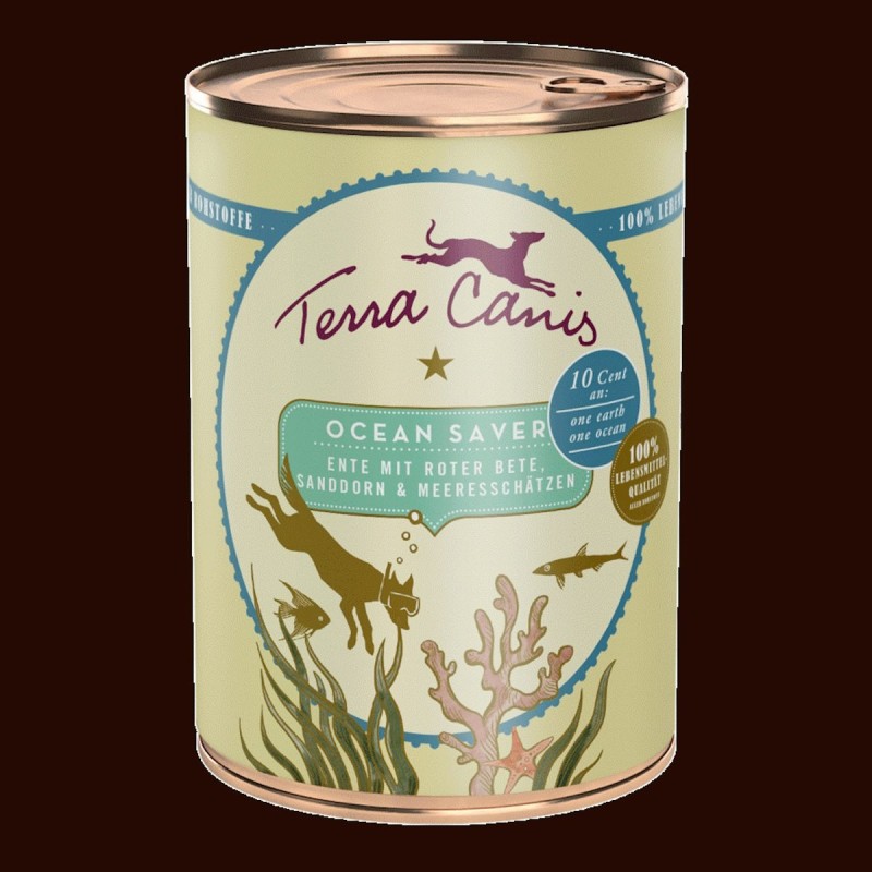 Terra Canis Save the Planet 400g Hundenassfutter Sparpaket 12 x 400 Gramm Ocean Saver