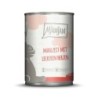 MJAMJAM Leckere Mahlzeit 400g Dose Katzennassfutter Sparpaket 12 x 400 Gramm Mahlzeit mit leckeren Herzen