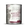 MJAMJAM Leckere Mahlzeit 800g Dose Hundenassfutter 6 x 800 Gramm kulinarischer Hirsch & Wildschwein an Preiselbeeren