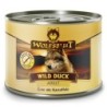 WOLFSBLUT Adult 200 Gramm Hundenassfutter Sparpaket 12 x 200 Gramm Wild Duck mit Entenfleisch