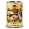 WOLFSBLUT 395g Hundenassfutter 6 x 395 Gramm Wild Duck Ente mit Kartoffeln