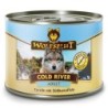 WOLFSBLUT Adult 200 Gramm Hundenassfutter Sparpakte 12 x 200 Gramm Cold River mit Forelle und Süßkartoffel