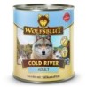 WOLFSBLUT Adult 800 Gramm Hundenassfutter Sparpaket 12 x 800 Gramm Cold River mit Forelle und Süßkartoffel