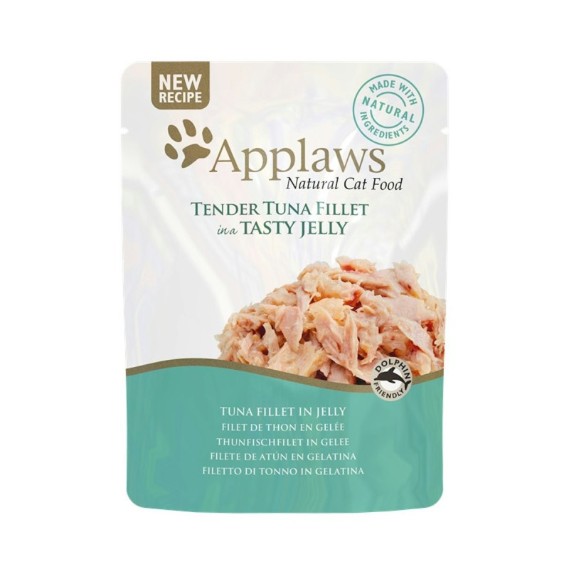 Applaws Gelee 70g Beutel Katzennassfutter 32 x 70 Gramm Thunfisch