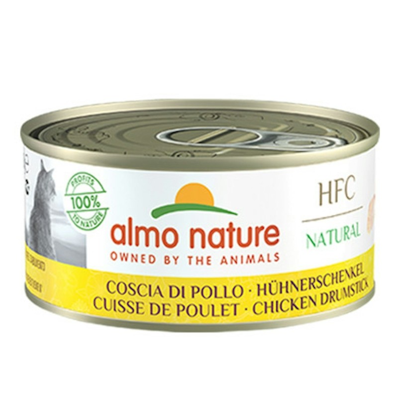 Almo Nature HFC Natural 150g Dose Katzennassfutter 24 x 150 Gramm Hühnerschenkel