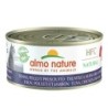 Almo Nature HFC Natural 150g Dose Katzennassfutter Sparpaket 48 x 150 Gramm Thunfisch, Huhn und Schinken