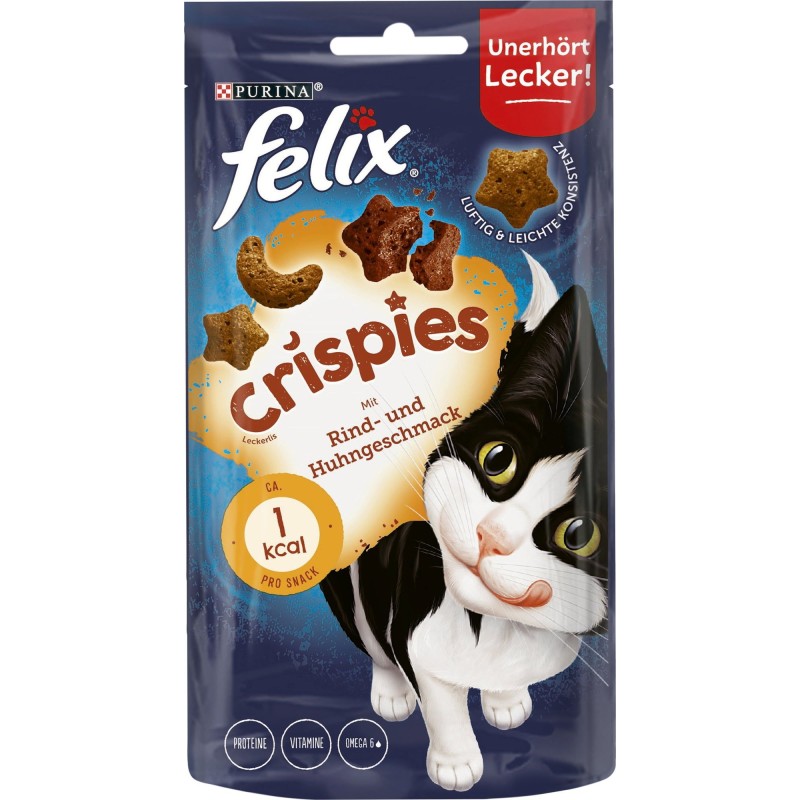 Felix Crispies Rind und Huhn - 45 g