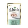 Schesir Jelly Beutel 85 Gramm Katzennassfutter 20 x 85 Gramm Thunfisch mit Goldbrasse