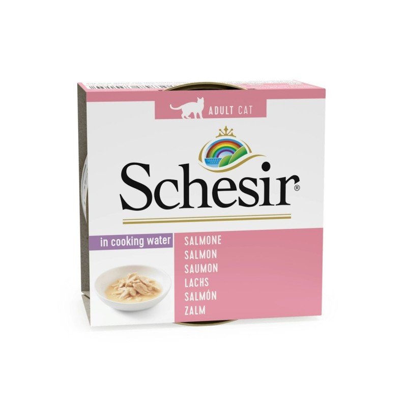 Schesir 24 x 85g Dose Katzennassfutter Natural Lachs