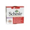 Schesir 24 x 85g Dose Katzennassfutter Natural Thunfisch mit Rinderfilet & Reis