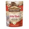 CARNILOVE 85 Gramm Katzennassfutter 24 x 85 Gramm Wild Boar enriched & Chamomile