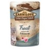 CARNILOVE 85 Gramm Katzennassfutter 24 x 85 Gramm Trout enriched & Echinacea