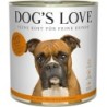 Dog's Love Classic 800g Dose Hundenassfutter 6 x 800 Gramm Pute mit Apfel, Zucchini & Walnussöl