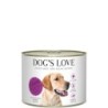 Dog's Love Classic 200g Dose Hundenassfutter Sparpaket 12 x 200 Gramm Lamm mit Kartoffel, Kürbis & Marille