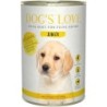 Dog's Love Junior 400g Dose Hundenassfutter Sparpaket 12 x 400 Gramm Geflügel mit Zucchini & Apfel