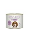 Dog's Love Junior 200g Dose Hundenassfutter Sparpaket 12 x 200 Gramm Lamm mit Kürbis & Kamille