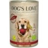 Dog's Love BARF Organics 400g Dose Hundenassfutter Sparpaket 12 x 400 Gramm Bio Reds mit Gemüse & Obst