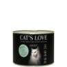 Cat's Love Adult 200g Dose Katzennassfutter Sparpaket 12 x 200 Gramm Pute Pur mit Lachsöl & Katzengamander