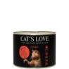 Cat's Love Adult 200g Dose Katzennassfutter Sparpaket 12 x 200 Gramm Rind Pur mit Distelöl & Löwenzahn