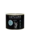 Cat's Love Adult 200g Dose Katzennassfutter Sparpaket 12 x 200 Gramm Fisch Pur mit Distelöl & Petersilie