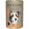 Dog's Love Senior 400g Dose Hundenassfutter 6 x 400 Gramm Pute & Light mit Zucchini & Johanneskraut