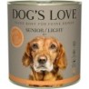 Dog's Love Senior 800g Dose Hundenassfutter Sparpaket 12 x 800 Gramm Pute & Light mit Zucchini & Johanneskraut