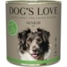 Dog's Love Senior 800g Dose Hundenassfutter Sparpaket 12 x 800 Gramm Wild mit Spinat & Birne